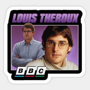 Louis Theroux 90s Tee Sticker